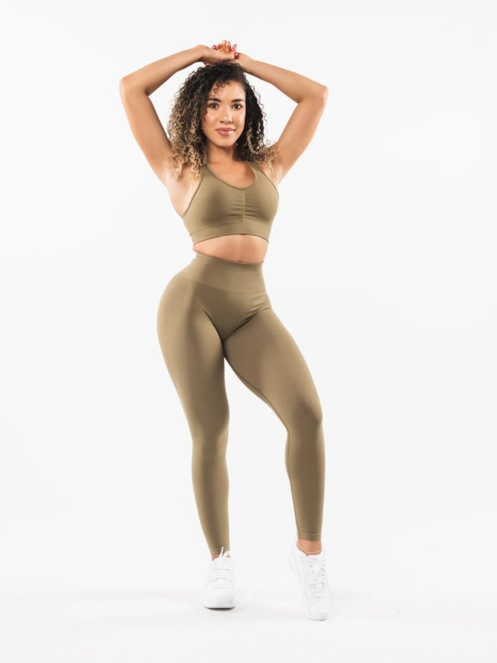 Alphalete leggings, M, green - Picture 7 of 10
